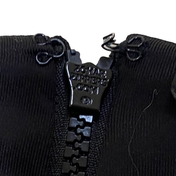 Bebe Addiction Abstract Long Sleeve Bodycon Dress Women's Size Medium - Picture 5 of 10